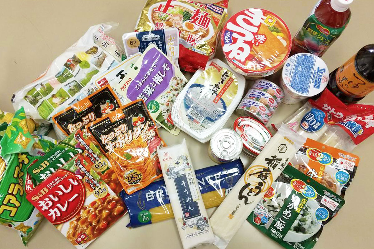 食料支援・寄付のフードポート事業の食品のイメージ